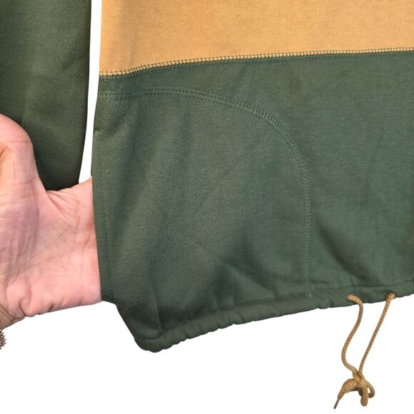 1980s Jantzen Country Gear Small Henley Colorblock Drawstring Hem Deadstock - Picture 5 of 9